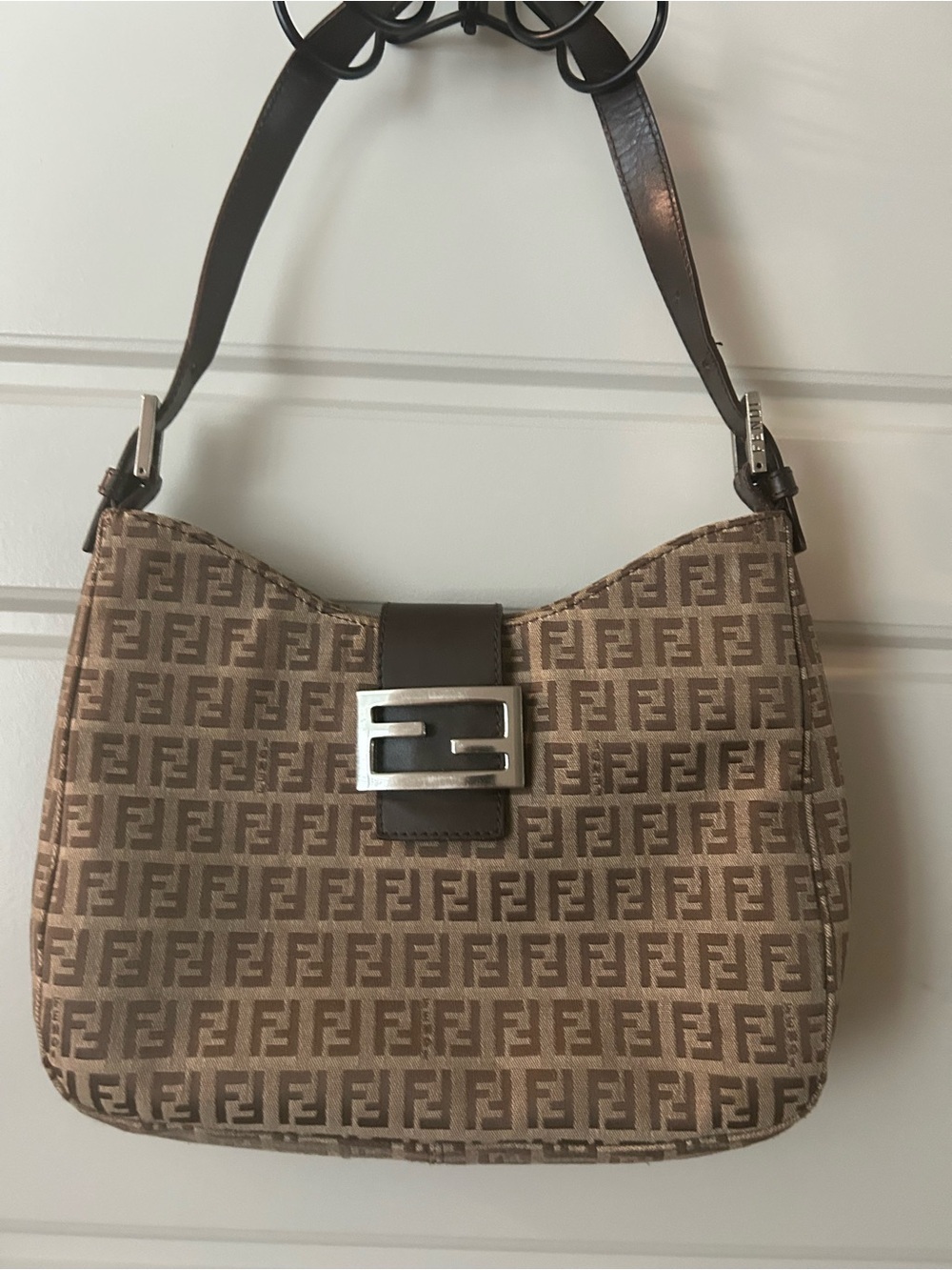 FENDI Zucca Shoulder Bag
